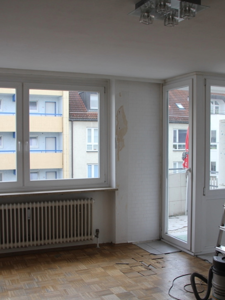 Wohnraum vorher