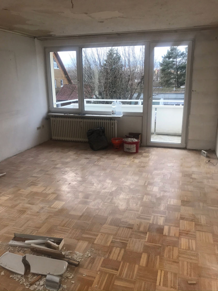 Wohnzimmer vorher